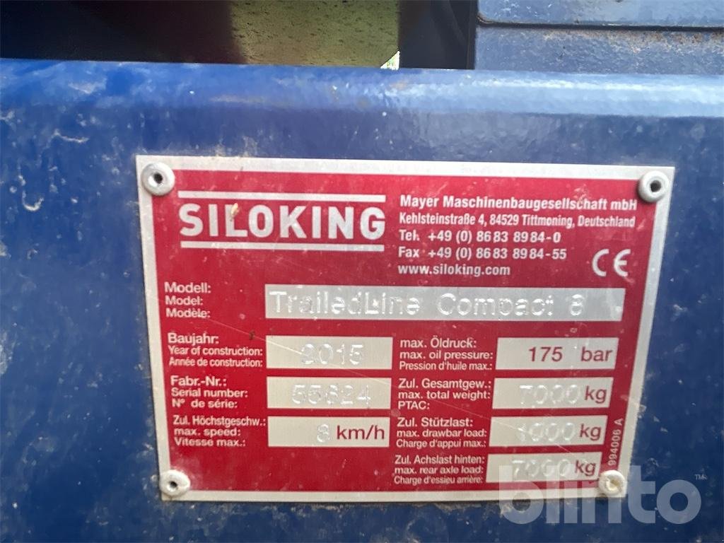 Futtermischwagen za tip Siloking TrailedLine Compact 8, Gebrauchtmaschine u Düsseldorf (Slika 5)