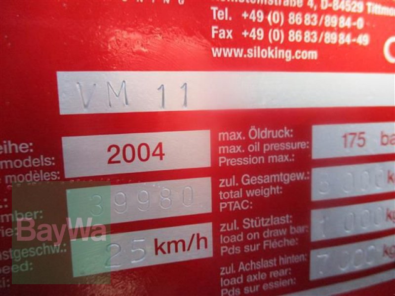 Futtermischwagen tip Siloking VM 11 #75, Gebrauchtmaschine in Schönau b.Tuntenhausen (Poză 11)