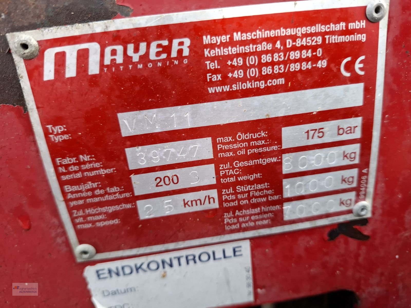 Futtermischwagen typu Siloking VM 11, Gebrauchtmaschine v Altenberge (Obrázek 8)