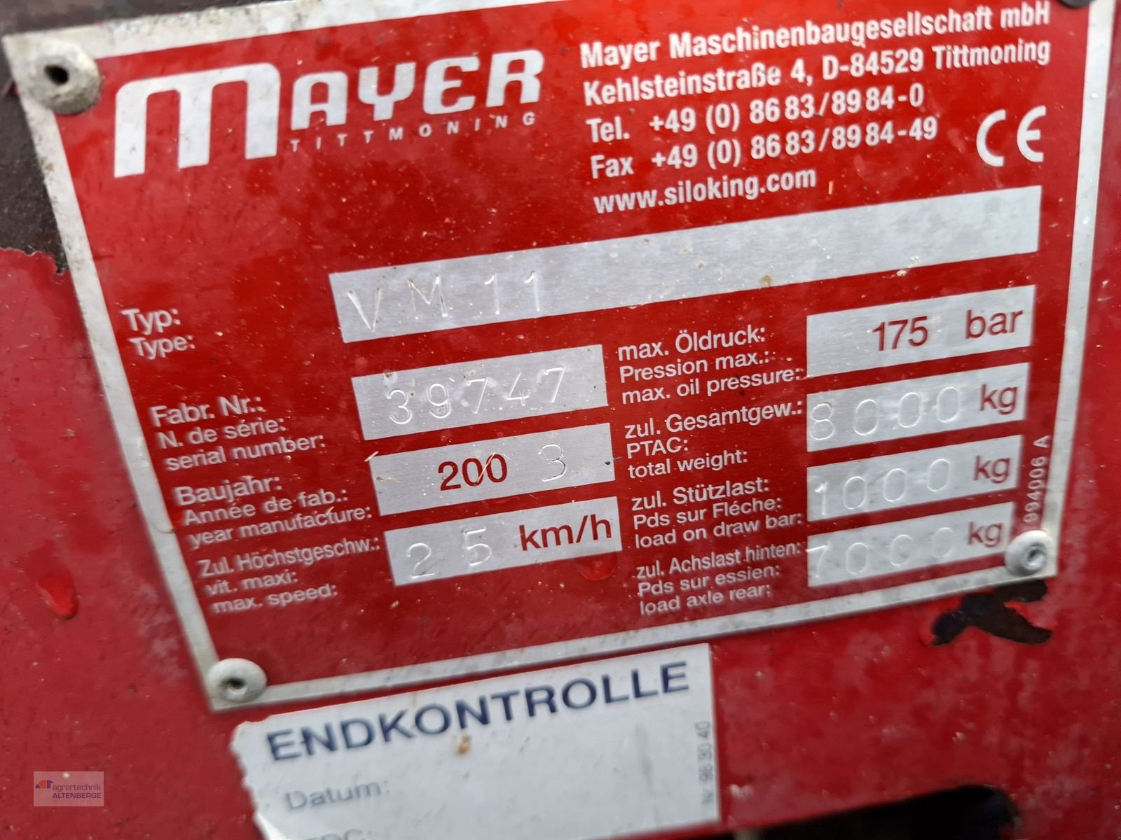Futtermischwagen typu Siloking VM 11, Gebrauchtmaschine v Altenberge (Obrázek 7)