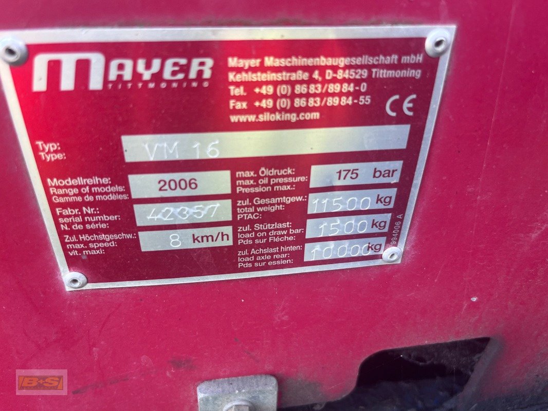 Futtermischwagen a típus Siloking VM 16, Gebrauchtmaschine ekkor: Neustadt Dosse (Kép 2)