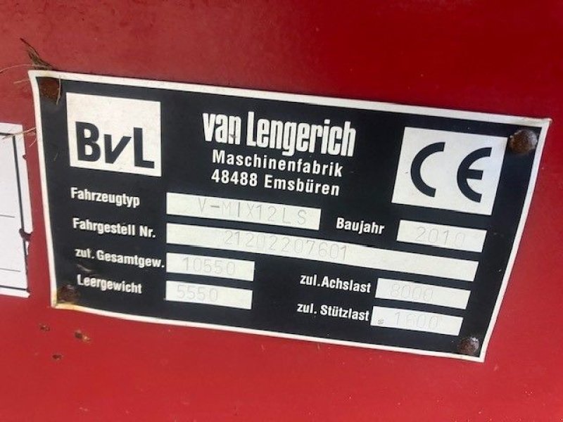 Futtermischwagen des Typs Sonstige BvL V-MIX 12 LS, Gebrauchtmaschine in Lunteren (Bild 11)