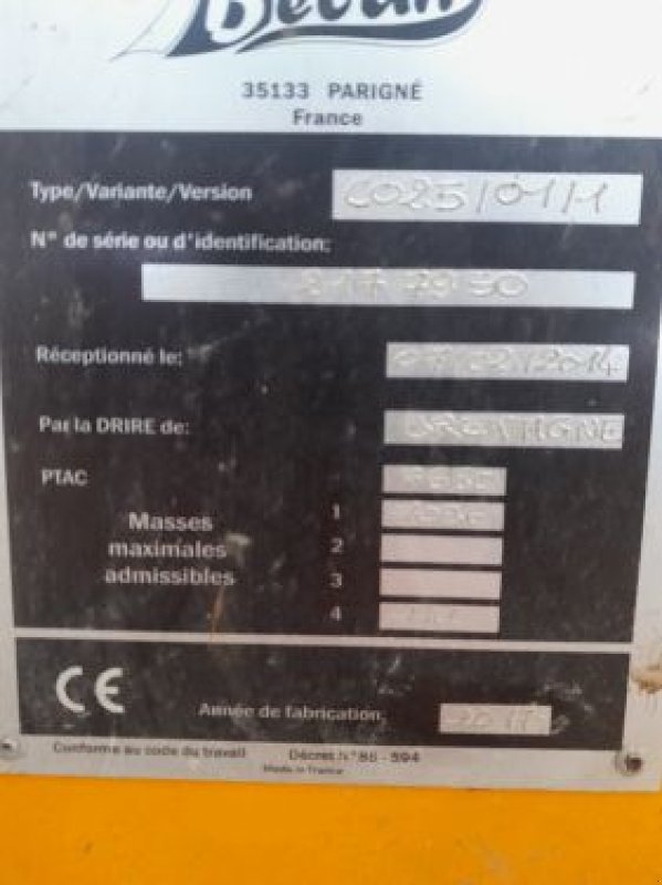 Futtermischwagen του τύπου Sonstige COMET 838, Gebrauchtmaschine σε Belleville sur Meuse (Φωτογραφία 2)