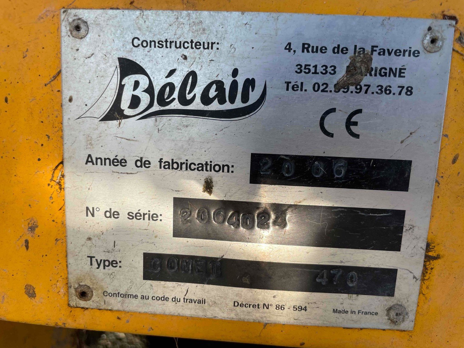 Futtermischwagen del tipo Sonstige Désileuse COMET470 . Belair, Gebrauchtmaschine In SAINT CLAIR SUR ELLE (Immagine 6)