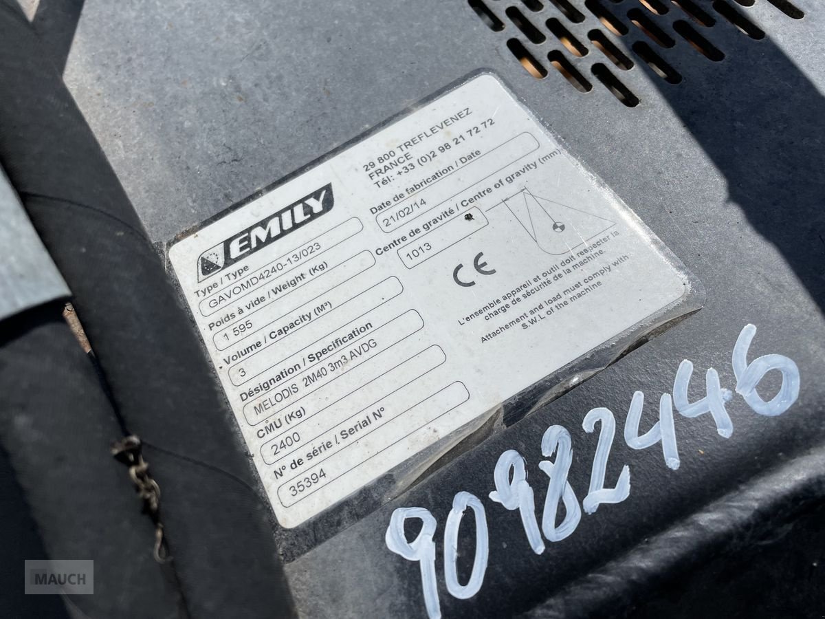 Futtermischwagen des Typs Sonstige Emily Melodis Mischschaufel 2400mm 3,0m³, Gebrauchtmaschine in Burgkirchen (Bild 8)