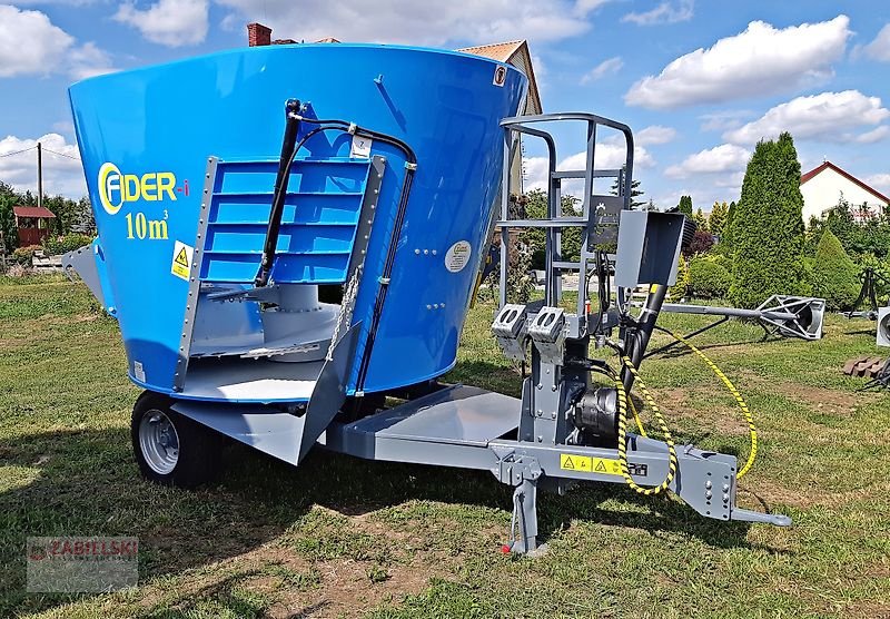 Futtermischwagen des Typs Sonstige Futtermischwagen 8m3 / Paszowóz / El carro de alimentación FIDER 8m3, Neumaschine in Jedwabne (Bild 6)