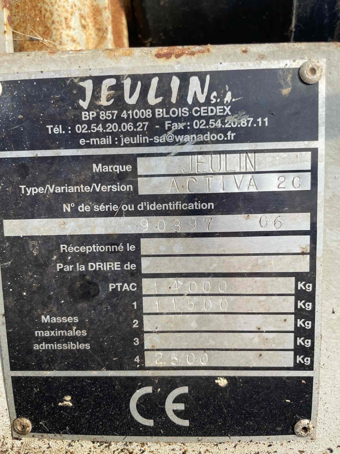 Futtermischwagen типа Sonstige Mélangeuse ACTIVA 20m3 Jeulin, Gebrauchtmaschine в SAINT CLAIR SUR ELLE (Фотография 6)