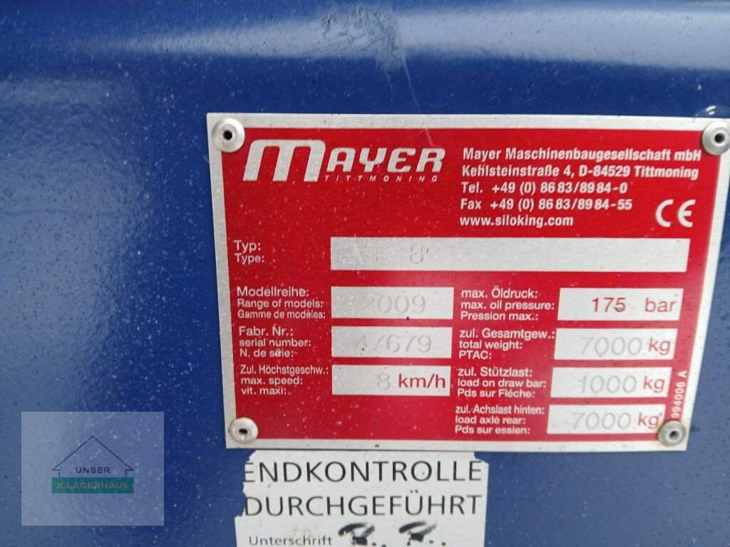 Futtermischwagen del tipo Sonstige SILOKING Compact VM 8/ 8m³, Gebrauchtmaschine en Aschbach (Imagen 7)