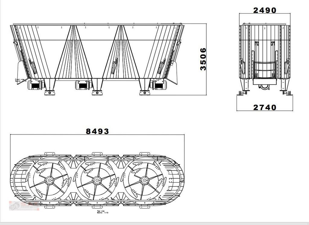 Futtermischwagen typu Sonstige Statik Line 45m³ Mischer-NEU, Neumaschine v Eberschwang (Obrázek 23)