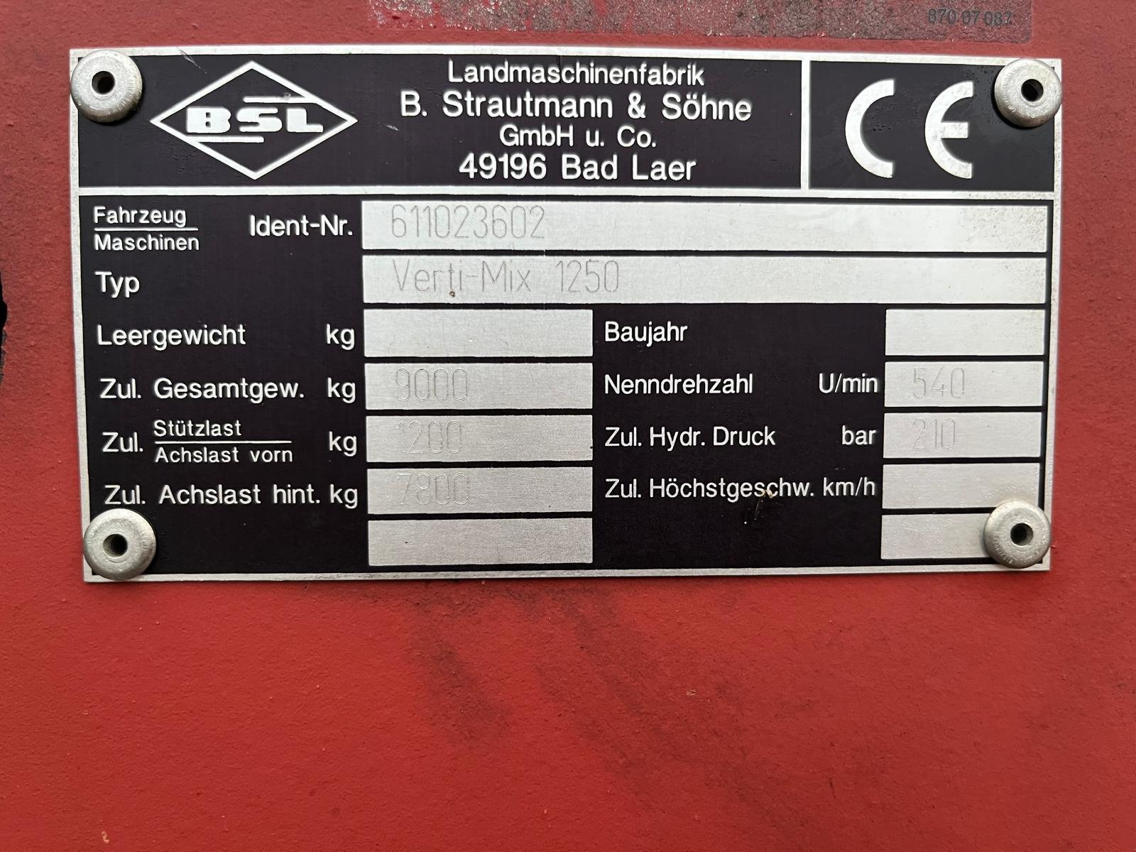 Futtermischwagen za tip Strautmann Verti-Mix 1250, Gebrauchtmaschine u Donaueschingen (Slika 9)