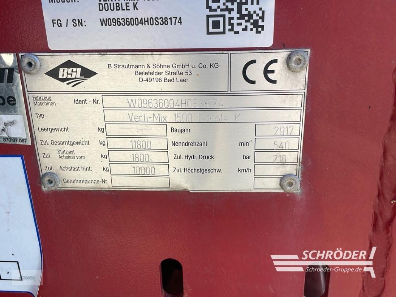 Futtermischwagen типа Strautmann VERTI MIX 1500 DOUBLE K, Gebrauchtmaschine в Westerstede (Фотография 9)