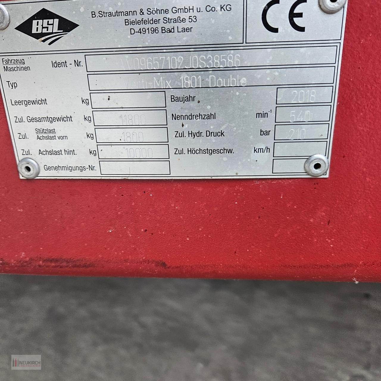 Futtermischwagen typu Strautmann Verti-Mix 1801 Double, Gebrauchtmaschine v Delbrück-Westenholz (Obrázek 7)