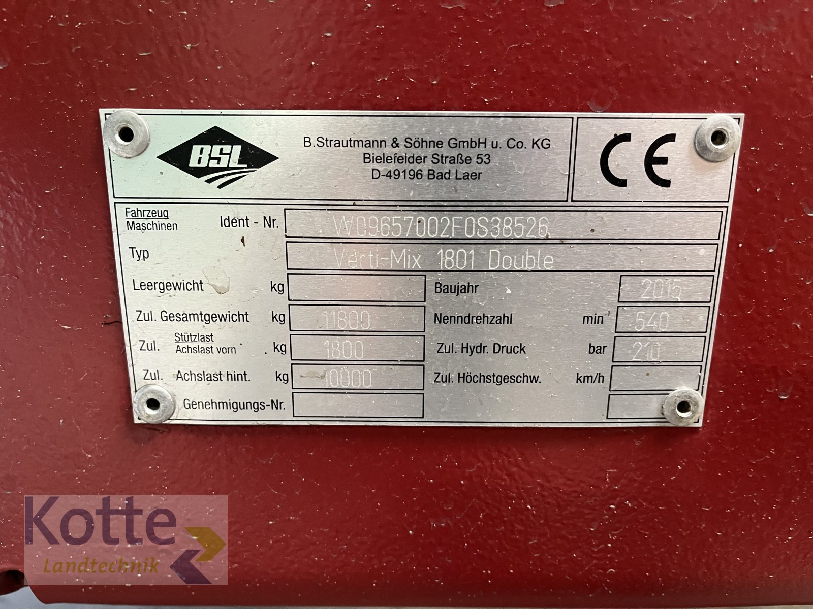 Futtermischwagen del tipo Strautmann Verti Mix 1801 Double, Gebrauchtmaschine In Rieste (Immagine 5)