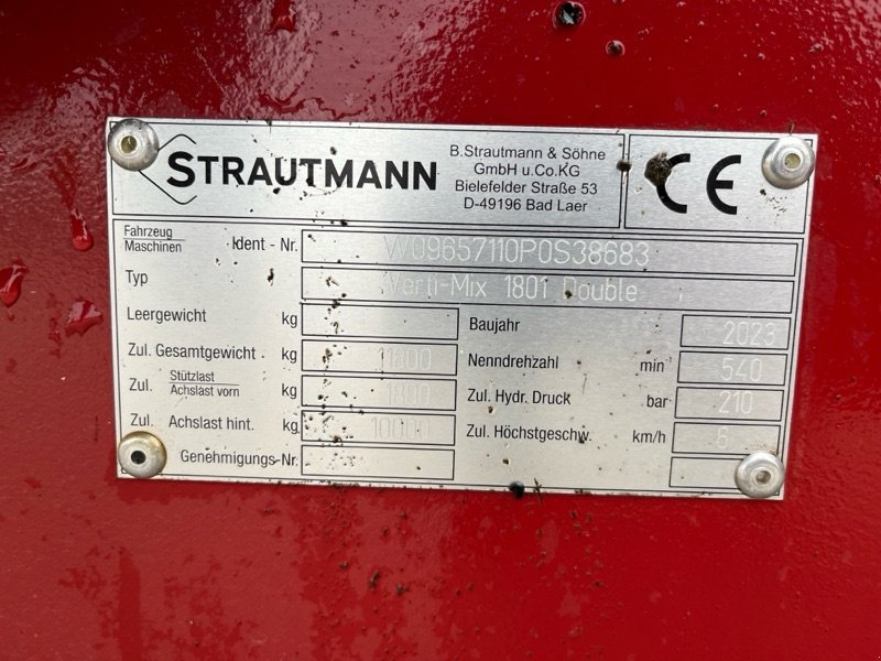 Futtermischwagen του τύπου Strautmann VM 1801 D, Neumaschine σε Ebersbach (Φωτογραφία 11)