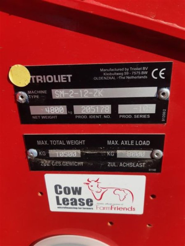 Futtermischwagen des Typs Trioliet FUTTERMISCHW. SOLOMIX 2 1200ZK, Vorführmaschine in Strahwalde (Bild 15)