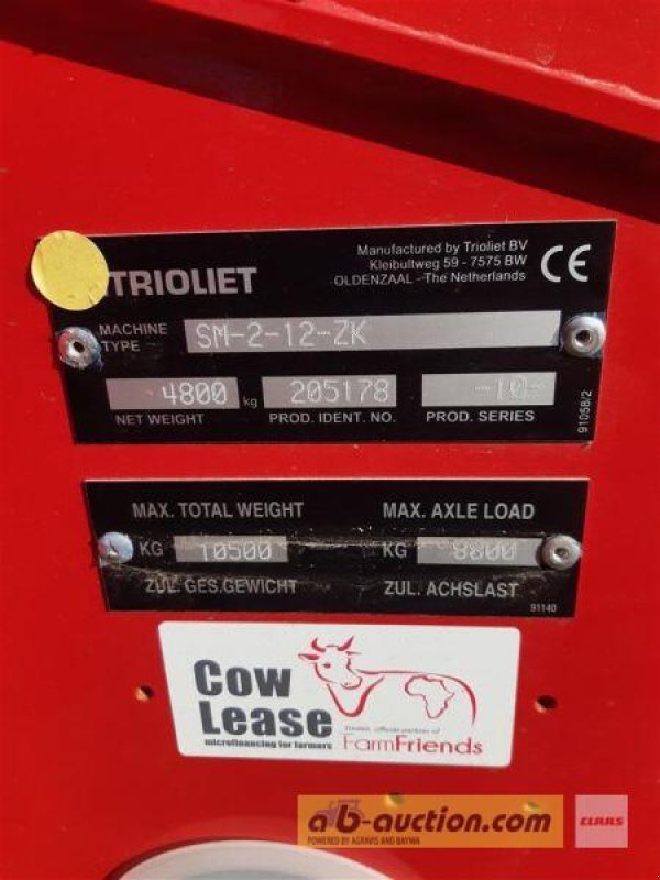Futtermischwagen des Typs Trioliet FUTTERMISCHW. SOLOMIX 2 1200ZK, Vorführmaschine in Grimma (Bild 14)