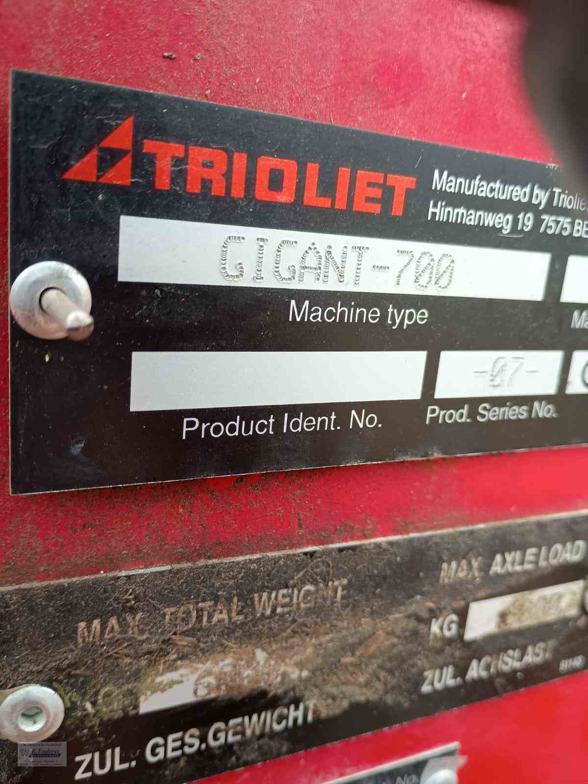 Futtermischwagen des Typs Trioliet Gigant 700, Gebrauchtmaschine in Weiltingen (Bild 2)