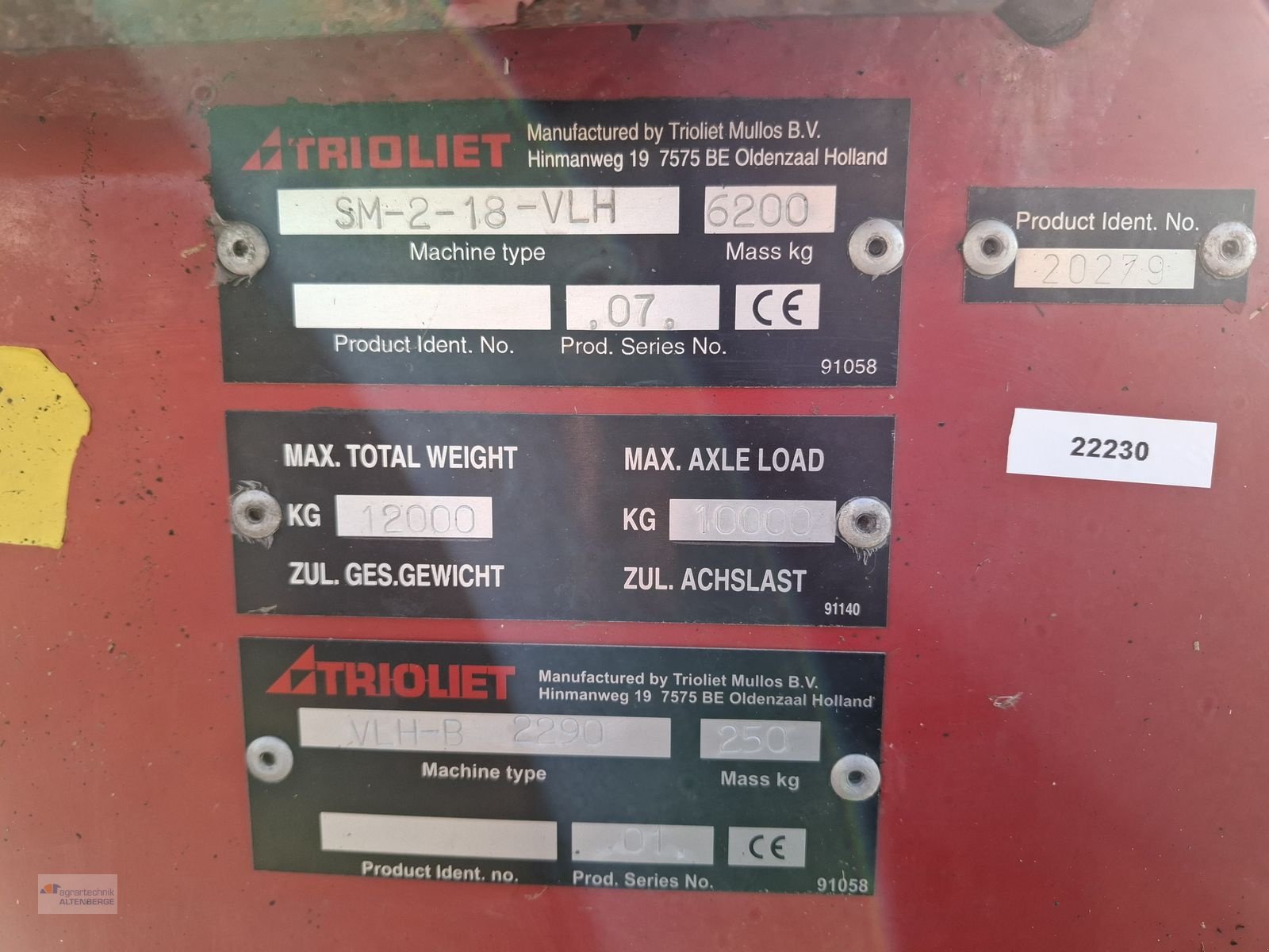 Futtermischwagen des Typs Trioliet SM-2-18-VLH, Gebrauchtmaschine in Altenberge (Bild 11)