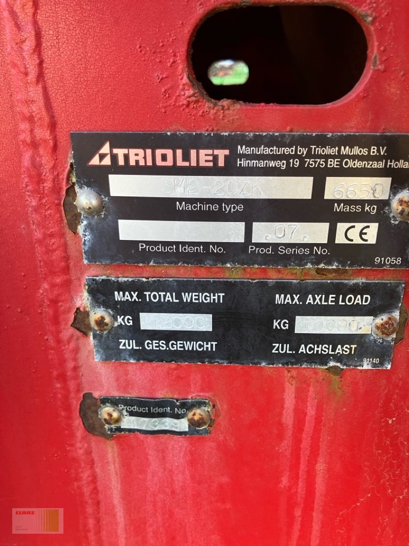 Futtermischwagen of the type Trioliet SM2-20 ZK, Gebrauchtmaschine in Risum-Lindholm (Picture 5)