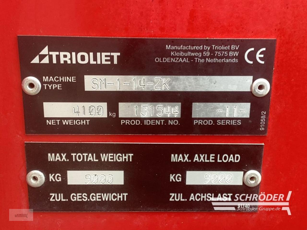 Futtermischwagen a típus Trioliet SOLOMIX 1-1400, Gebrauchtmaschine ekkor: Lastrup (Kép 7)