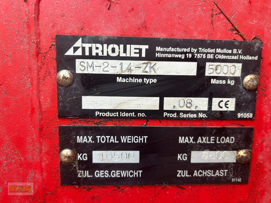Futtermischwagen van het type Trioliet Solomix 2 - 1400 ZK, Gebrauchtmaschine in Grabow (Foto 12)