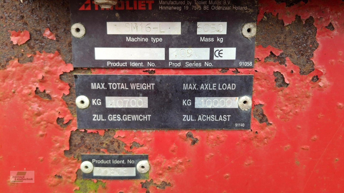 Futtermischwagen typu Trioliet Solomix 2 1600 L-VL, Gebrauchtmaschine v Rhede / Brual (Obrázek 2)