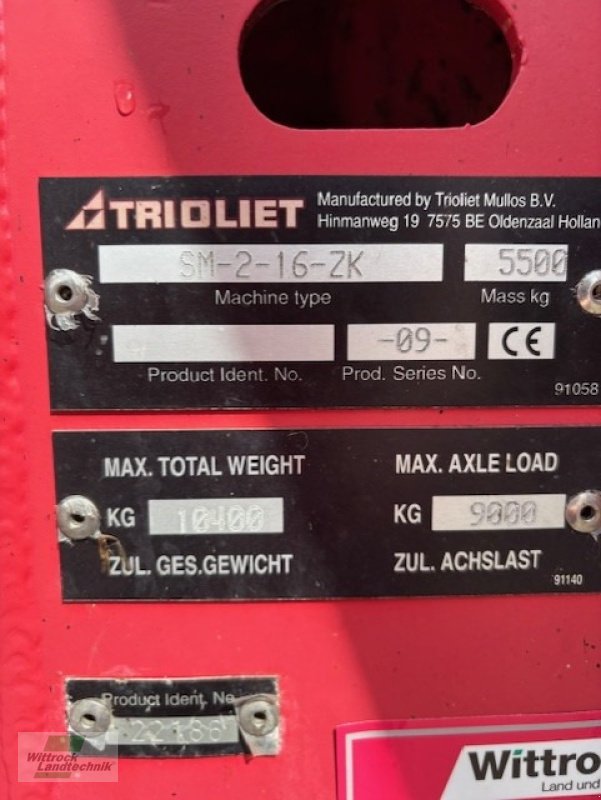 Futtermischwagen du type Trioliet Solomix 2-1600-ZK, Gebrauchtmaschine en Rhede / Brual (Photo 4)
