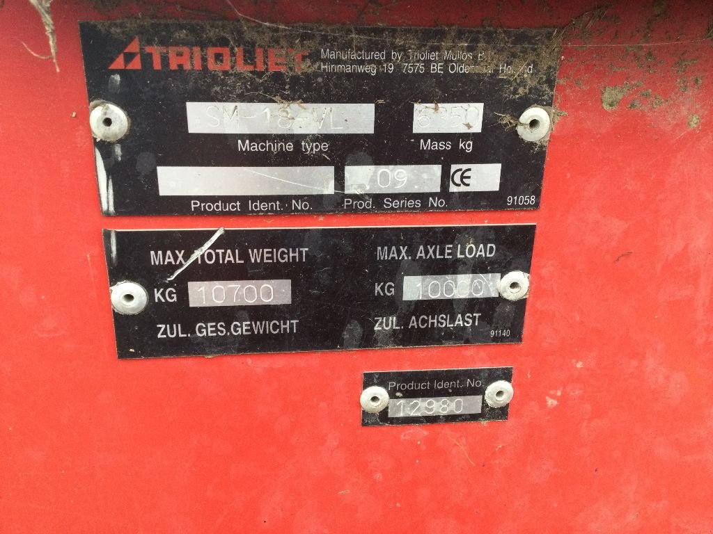 Futtermischwagen типа Trioliet SOLOMIX 2-1800, Gebrauchtmaschine в LISIEUX (Фотография 9)