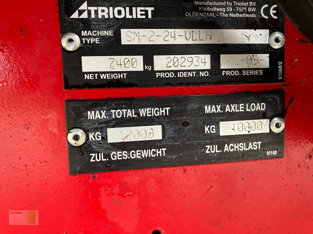 Futtermischwagen del tipo Trioliet SOLOMIX 2/2400 VLH-B, Gebrauchtmaschine In Bordesholm (Immagine 12)