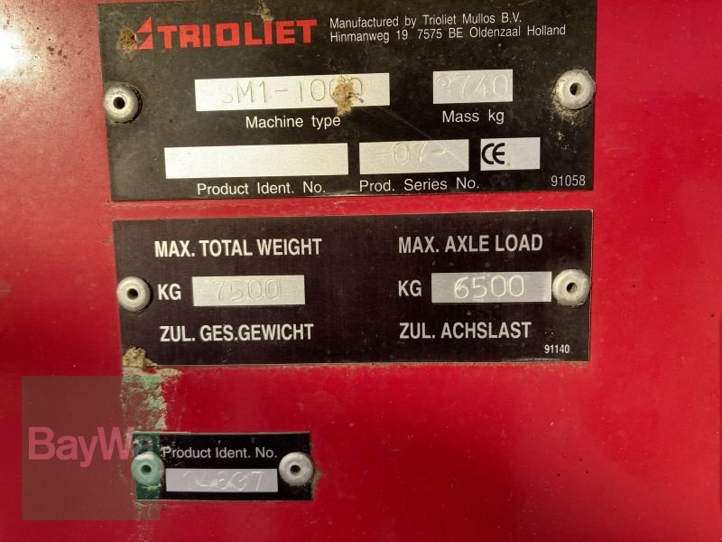 Futtermischwagen typu Trioliet SOLOMIX SM1-1000, Gebrauchtmaschine w Bogen (Zdjęcie 6)