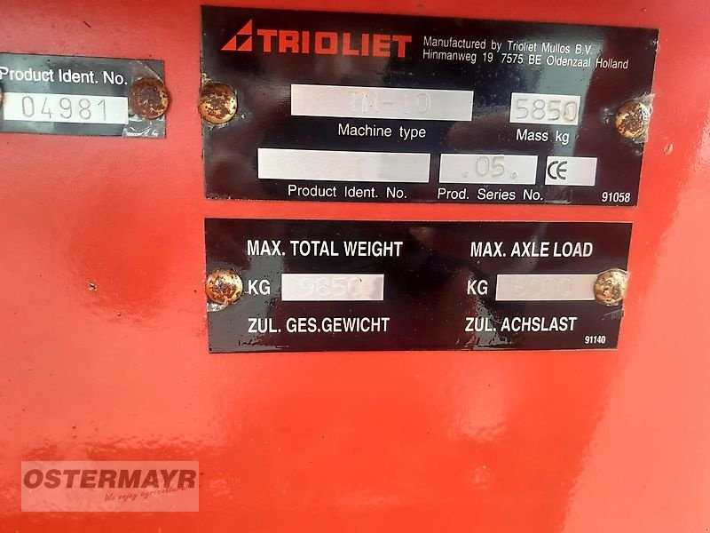 Futtermischwagen des Typs Trioliet TM 10, Gebrauchtmaschine in Rohr (Bild 7)