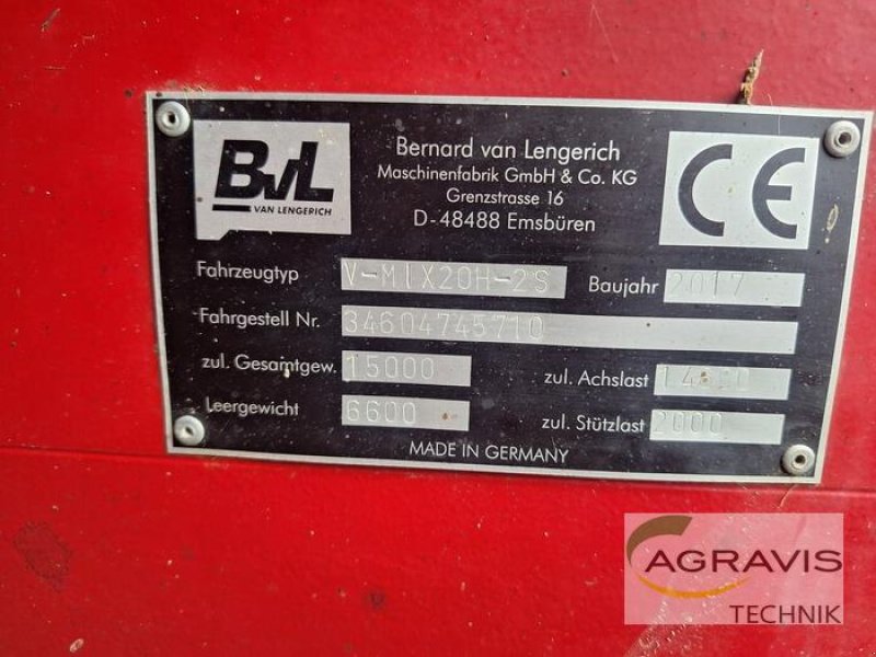 Futtermischwagen от тип van Lengerich V-MIX PLUS 20H-2S, Gebrauchtmaschine в Alpen (Снимка 6)