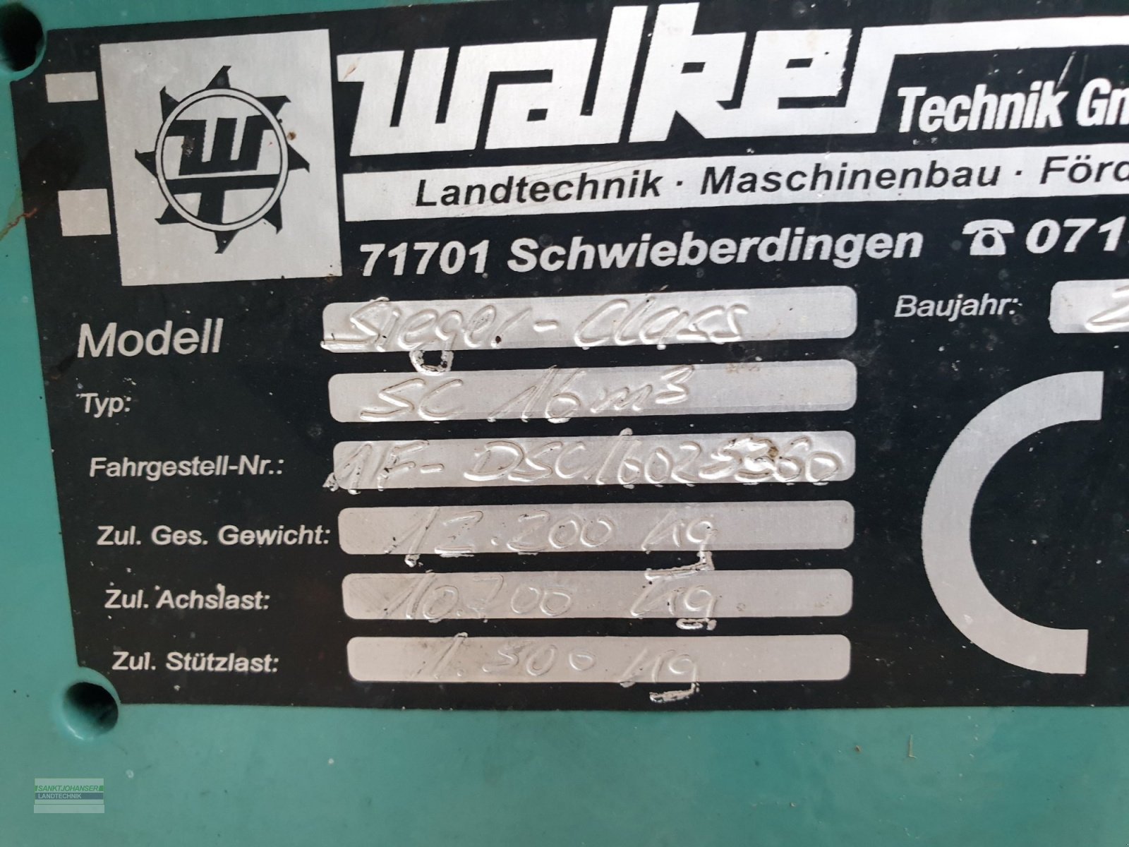 Futtermischwagen of the type Walker Sieger Class 16 m³, Gebrauchtmaschine in Diessen (Picture 10)