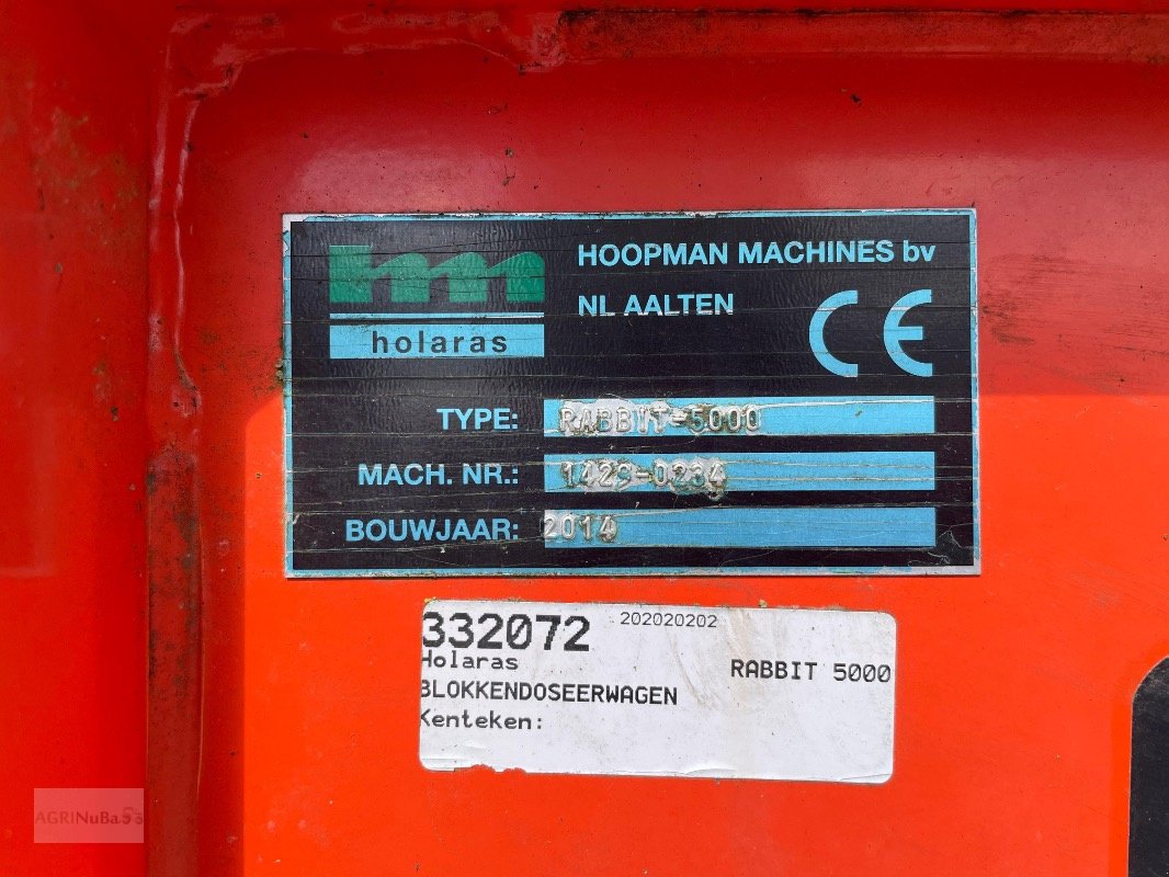 Futterverteilwagen Türe ait Holaras Rabbit 5000, Gebrauchtmaschine içinde Prenzlau (resim 17)