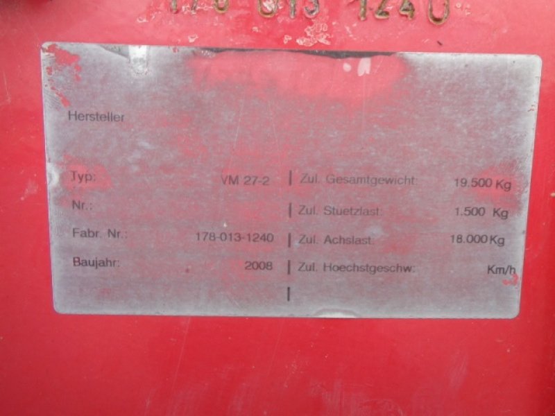 Futterverteilwagen of the type JF Stoll Vm 27 Reborn, Gebrauchtmaschine in Gram (Picture 22)