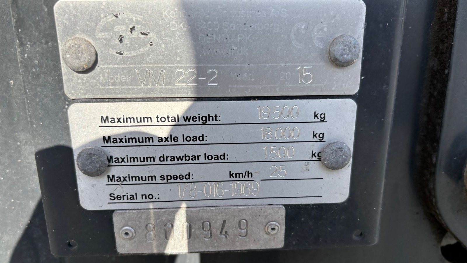 Futterverteilwagen typu JF VM 22, Gebrauchtmaschine v Gram (Obrázok 17)