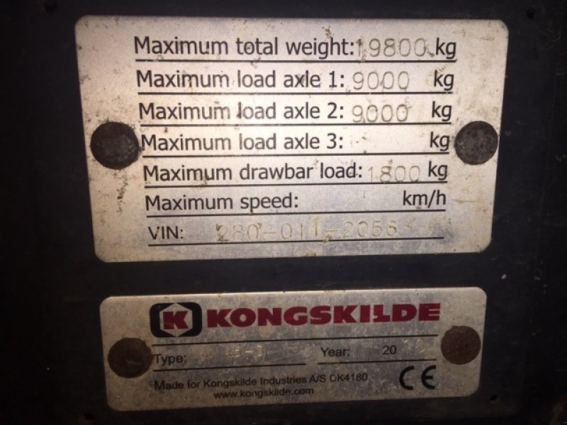 Futterverteilwagen van het type Kongskilde VM-45 Klar til levering., Gebrauchtmaschine in Gram (Foto 24)