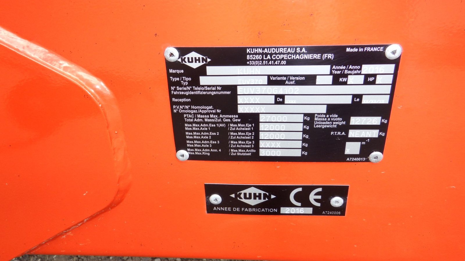 Futterverteilwagen του τύπου Kuhn Euromix 1 3970, Gebrauchtmaschine σε Hobro (Φωτογραφία 4)