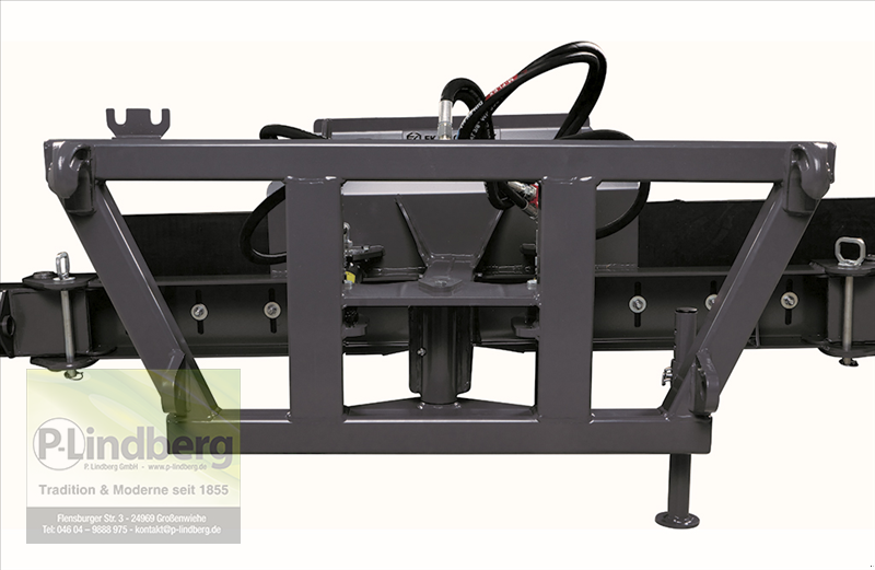 Futterverteilwagen des Typs P.Lindberg GmbH Futterschieber 260 cm schwenkbar Gummischürfleiste inkl. EURO2-Aufnahme hydraulische Zylinder, Neumaschine in Großenwiehe (Bild 4)