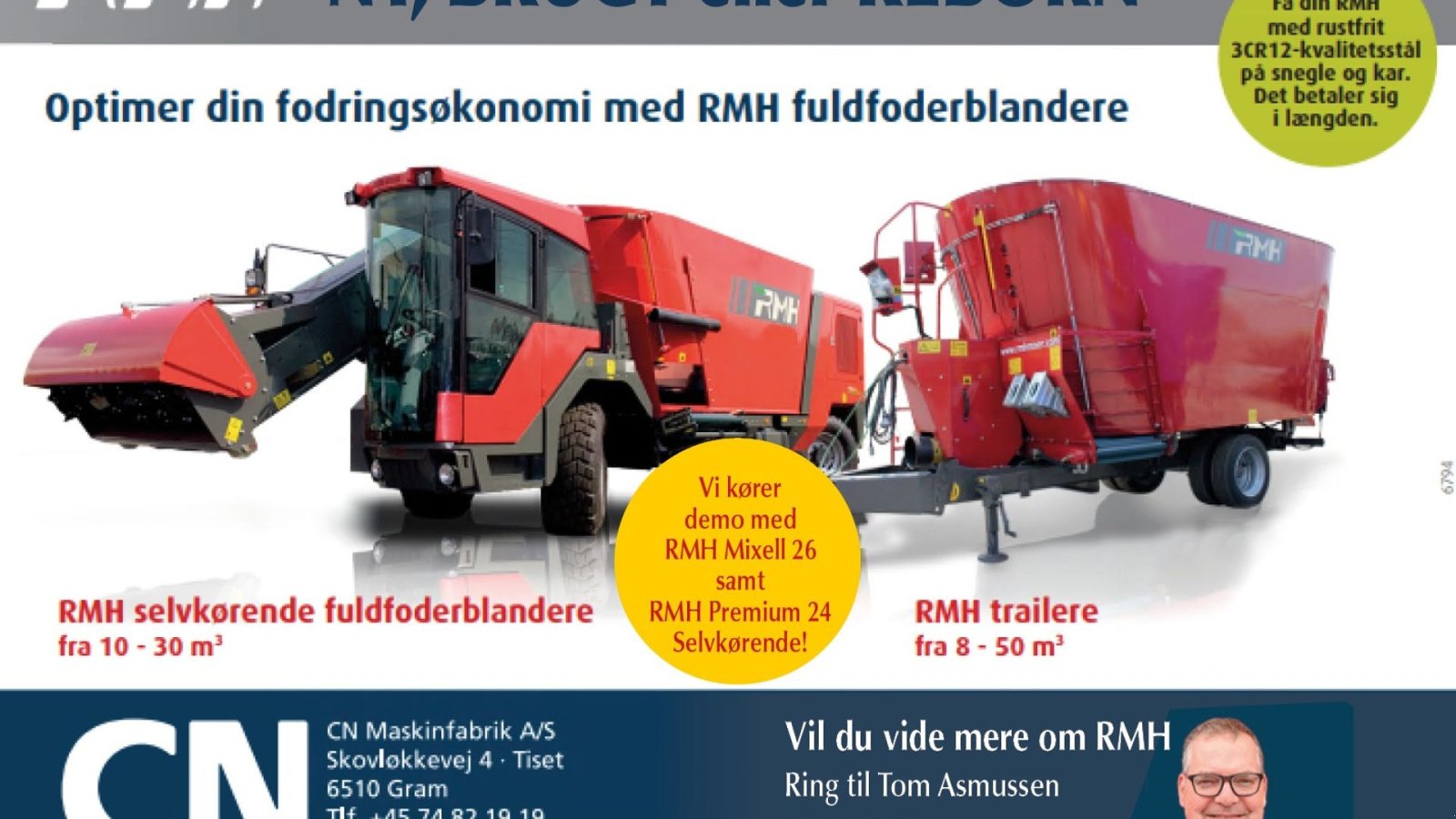 Futterverteilwagen typu RMH WAV 20, Gebrauchtmaschine v Gram (Obrázek 17)