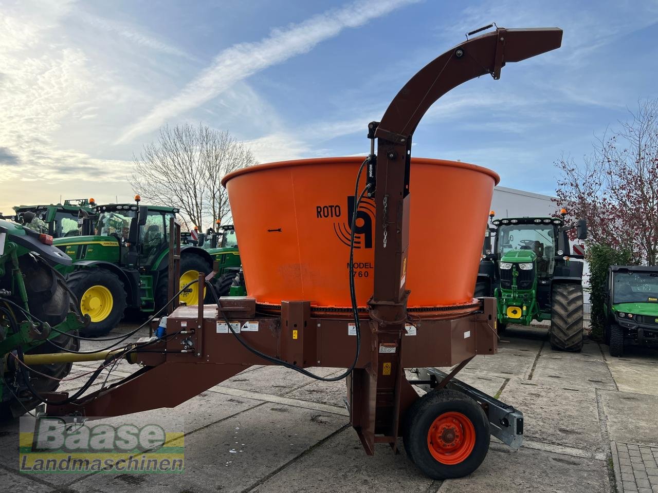 Futterverteilwagen Türe ait Roto Grind 760 Strohmühle, Gebrauchtmaschine içinde Holthof (resim 9)