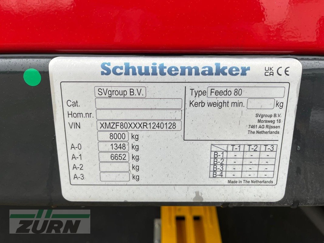 Futterverteilwagen typu Schuitemaker FEEDO 80-18, Neumaschine v Holzgünz - Schwaighausen (Obrázek 25)