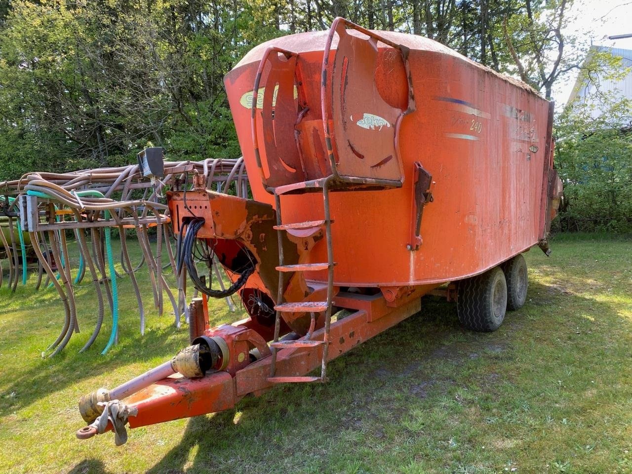 Futterverteilwagen des Typs Seko SEKO 240 VERTIKAL, Gebrauchtmaschine in Tim (Bild 2)