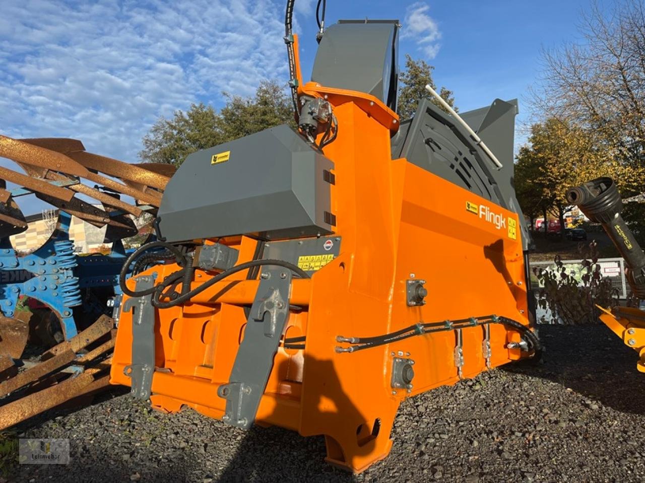 Futterverteilwagen del tipo Sonstige Flingk SH 2500R Strohgebläse mit Drehturm, Neumaschine In Neuhof - Dorfborn (Immagine 1)