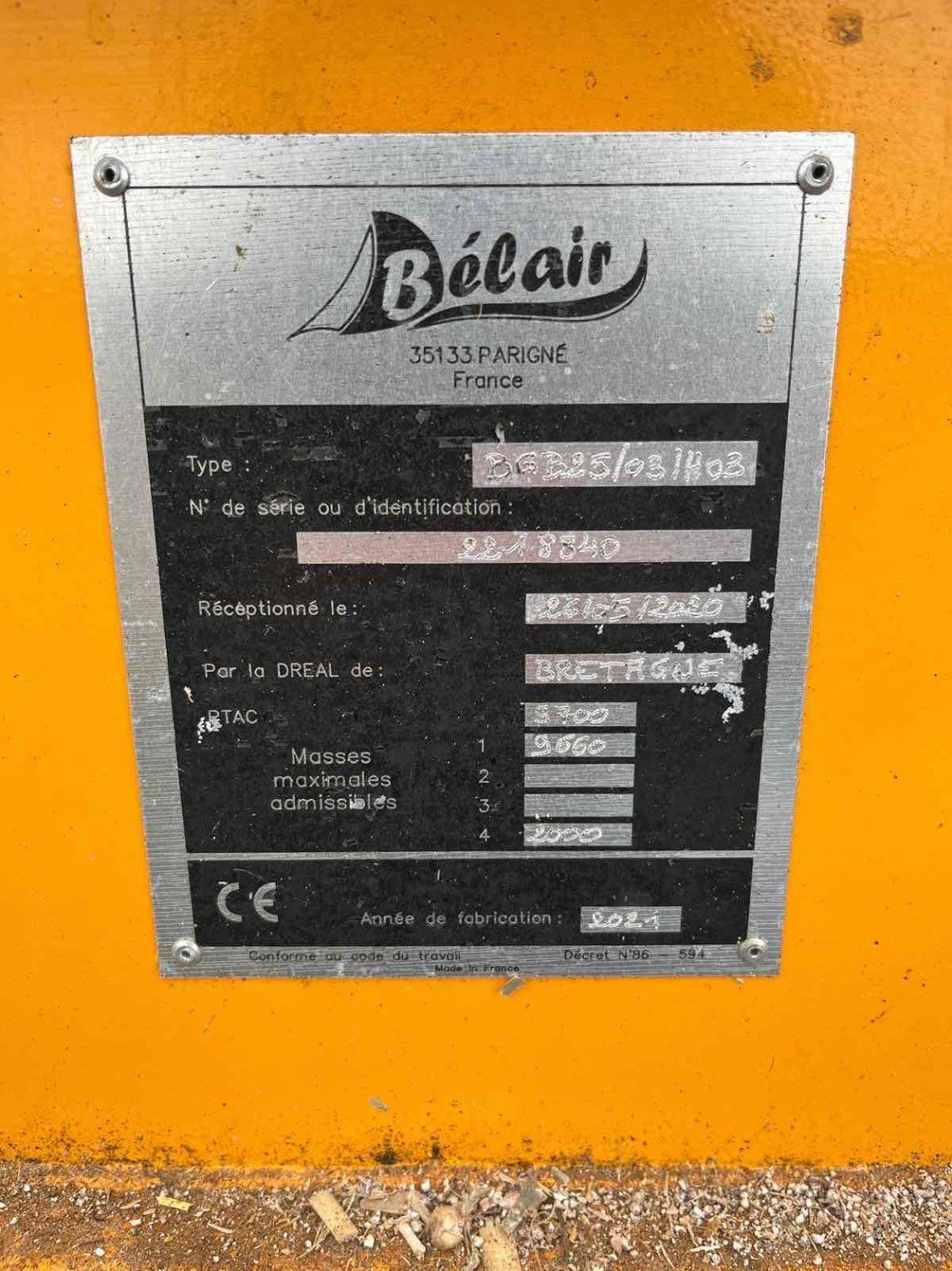 Futterverteilwagen za tip Sonstige Remorque distributrice CORSAIRE1702 . Belair, Gebrauchtmaschine u SAINT CLAIR SUR ELLE (Slika 10)