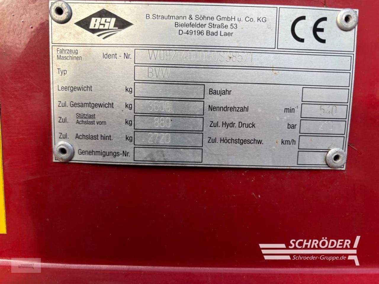 Futterverteilwagen a típus Strautmann BVW, Gebrauchtmaschine ekkor: Westerstede (Kép 8)