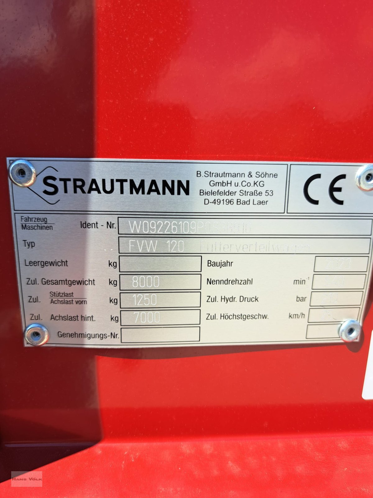 Futterverteilwagen a típus Strautmann FVW 120, Neumaschine ekkor: Antdorf (Kép 13)