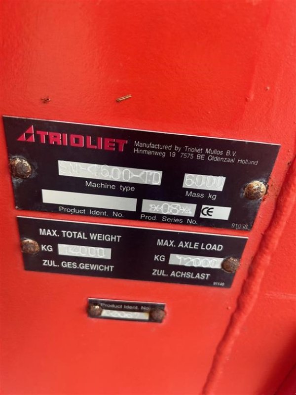 Futterverteilwagen del tipo Trioliet Solomix 1600, Gebrauchtmaschine In Kongerslev (Immagine 12)