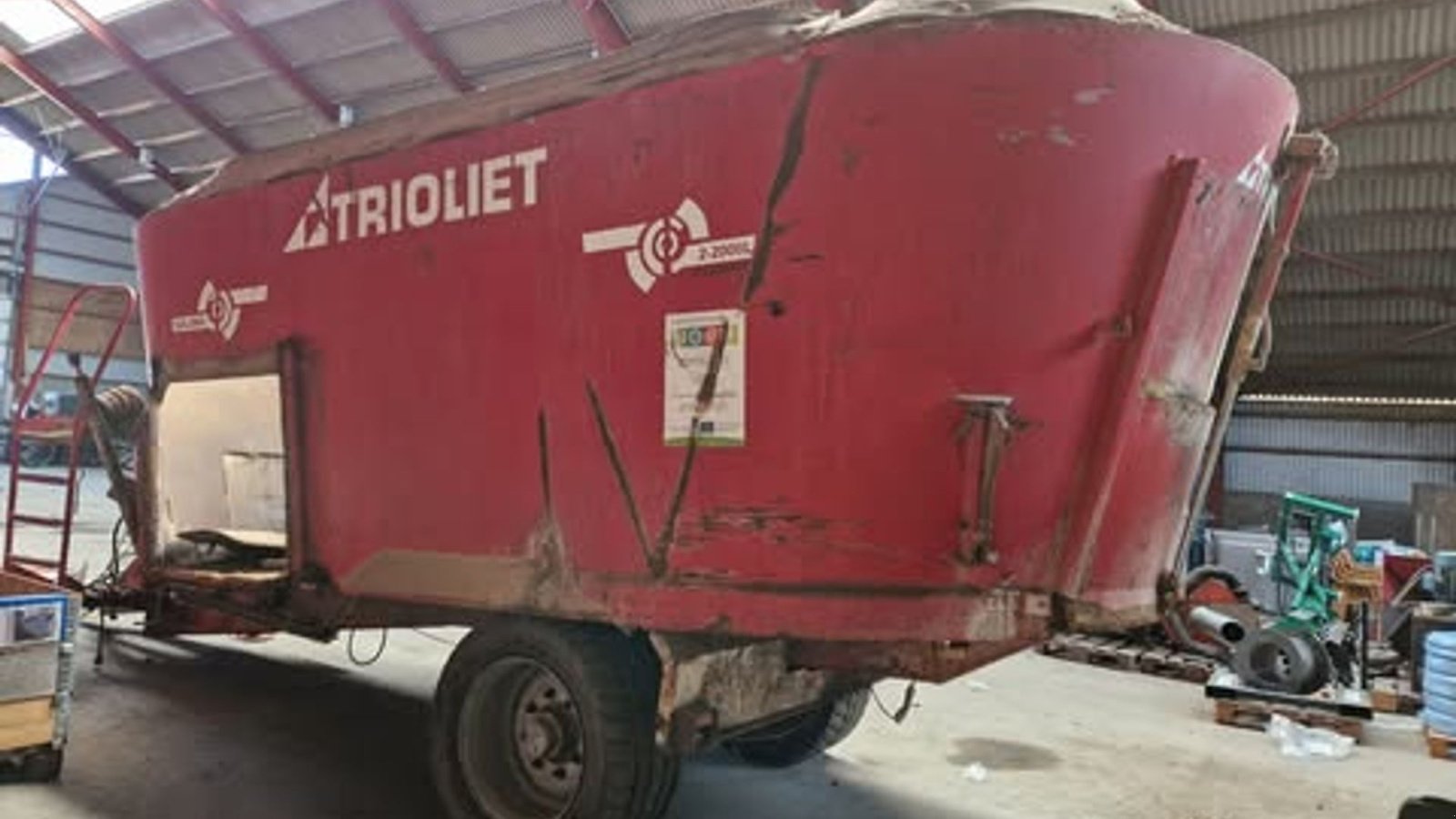 Futterverteilwagen Türe ait Trioliet Solomix 2-2000L, Gebrauchtmaschine içinde Møldrup (resim 2)