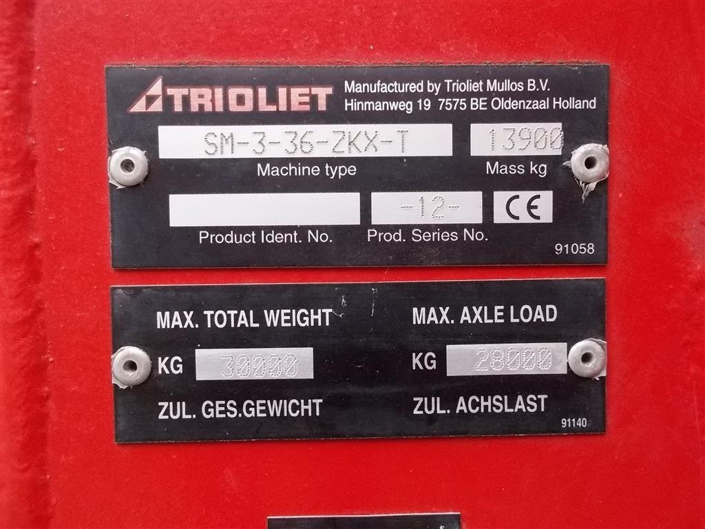 Futterverteilwagen типа Trioliet Solomix 3600-3 powershift, Gebrauchtmaschine в Roslev (Фотография 7)